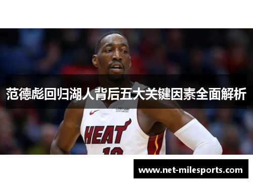 范德彪回归湖人背后五大关键因素全面解析